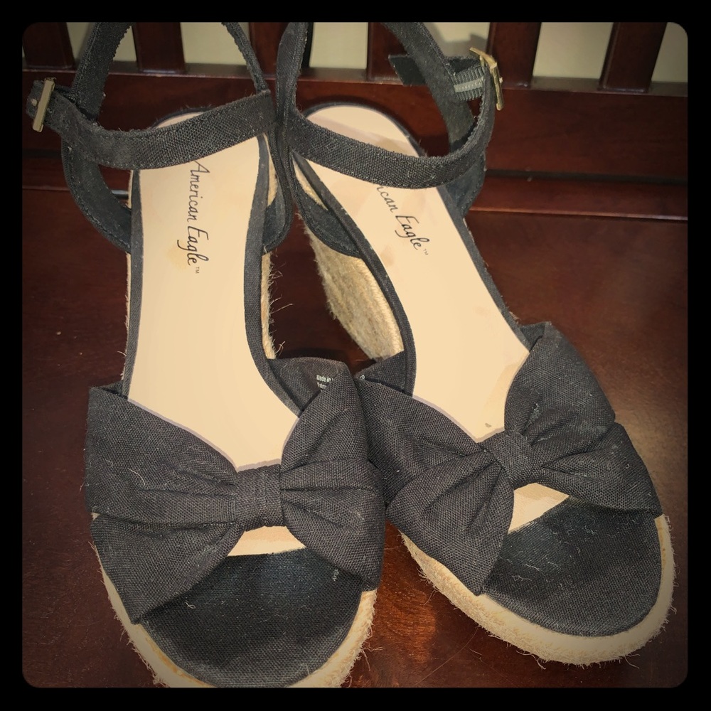 Open toed espadrilles